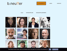 Tablet Screenshot of agenturneuffer.de